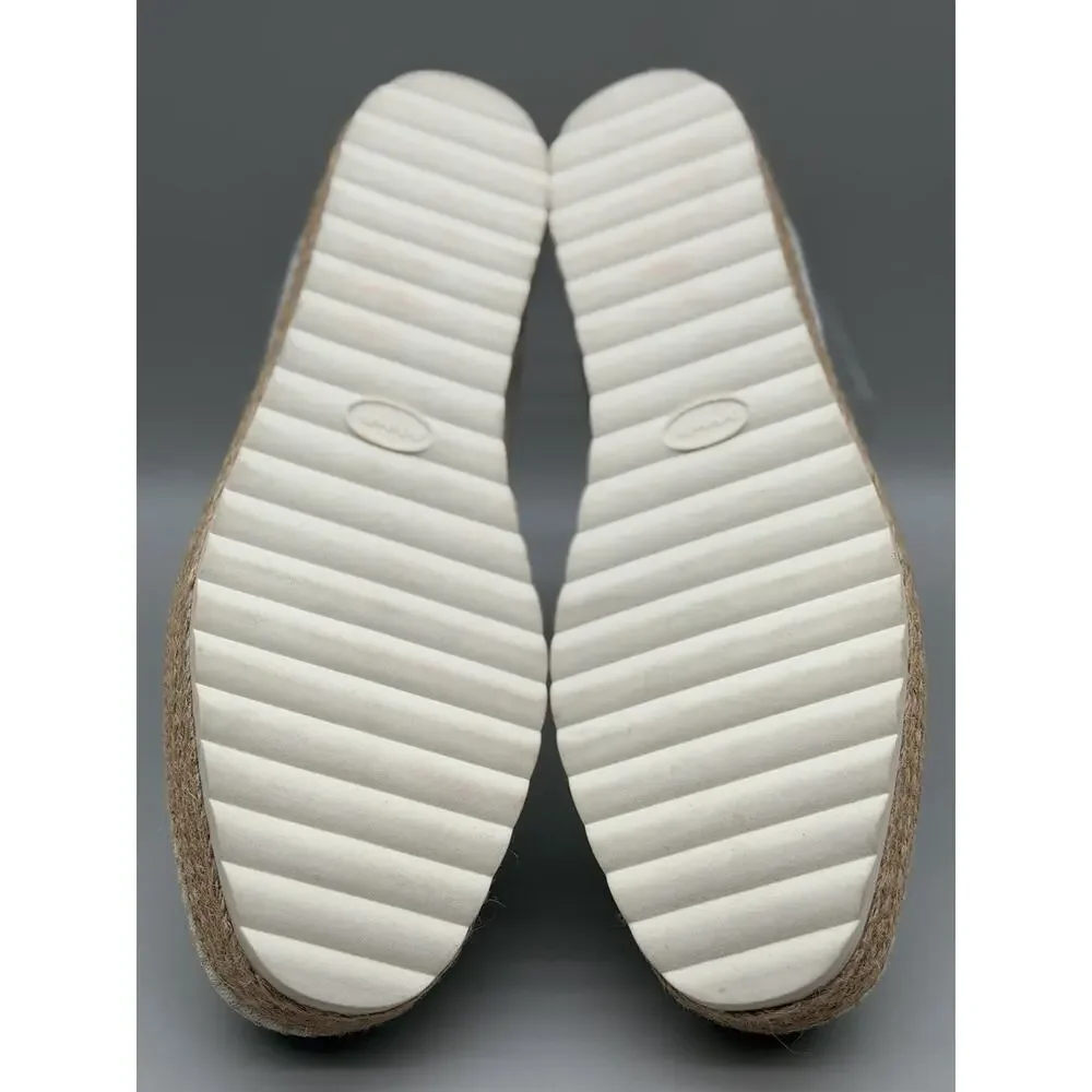 Dr. Scholl's Shoes Women's Sunray Espadrille Loafer White Canvas, Size 11 M